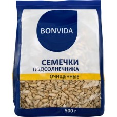 Семена подсолнечника BONVIDA очищенные, 500г в магазинах Лента