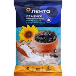Семечки подсолнечника ЛЕНТА отборные жареные с морской солью, 300г Семечки подсолнечника ЛЕНТА отборные жареные с морской солью, 300г