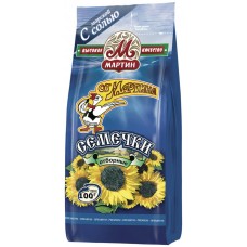 Семечки ОТ МАРТИНА Отборные с морской солью, 100г в магазинах Лента