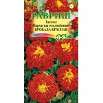 Семена ГАВРИШ Бархатцы Тагетес отклоненные Брокада красная, Арт. 10006573, 0,3г