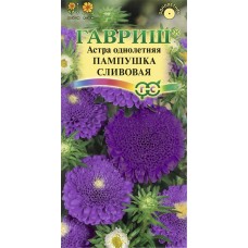 Семена ГАВРИШ Астра однолетняя помпонная Пампушка сливовая, Арт. 10006544, 0,3г в магазинах Лента