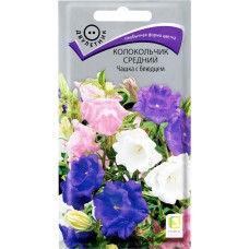 Семена ПОИСК Колокольчик средний Чашка с блюдцем, 0,2г в магазинах Лента