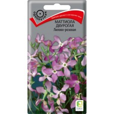 Семена ПОИСК Маттиола двурогая, лилово-розовая, 0,3г в магазинах Лента