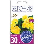 Семена АГРОУСПЕХ Бегония клубневая Лада желтая F1, 8шт