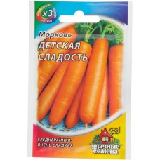 Семена ГАВРИШ Удачные семена, Морковь Детская сладость, Арт. 1999945556, 2г в магазинах Лента