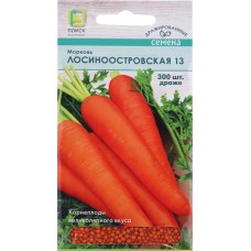 Семена ПОИСК Авторские сорта и гибриды, Морковь Лосиноостровская 13, в драже, 300шт в магазинах Лента