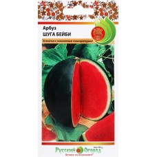 Семена РУССКИЙ ОГОРОД Арбуз Шуга Бейби, Арт. 304424, 1г в магазинах Лента