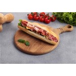 Брускетта ЛЕНТА FRESH с карбонатом, салями и горчичным соусом, 250г