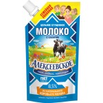 Молоко сгущенное АЛЕКСЕЕВСКОЕ цельное с сахаром 8,5%, без змж ГОСТ, 650г