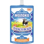 Молоко сгущенное АЛЕКСЕЕВСКОЕ цельное с сахаром 8,5%, без змж ГОСТ, 100г