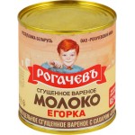 Молоко сгущенное РОГАЧЕВЪ Егорка, цельное с сахаром вареное 8,5%, без змж, 360г Молоко сгущенное РОГАЧЕВЪ Егорка, цельное с сахаром вареное 8,5%, без змж, 360г