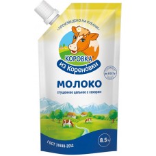 Молоко сгущенное КОРОВКА ИЗ КОРЕНОВКИ цельное с сахаром 8,5%, без змж, 650г в магазинах Лента