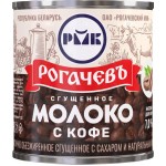 Молоко сгущенное РОГАЧЕВЪ с натуральным кофе 7%, без змж, 380г Молоко сгущенное РОГАЧЕВЪ с натуральным кофе 7%, без змж, 380г