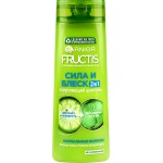 Шампунь для нормальных волос FRUCTIS Сила и Блеск 2в1, укрепляющий с экстрактом грейпфрута, 400мл