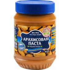 Паста арахисовая АЗБУКА ПРОДУКТОВ с кусочками арахиса, 510г в магазинах Лента