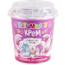 Маршмеллоу-крем ВОЛШЕБНАЯ СТРАНА Клубника со сливками, 200г в магазинах Лента