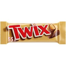 Батончик шоколадный TWIX, 55г в магазинах Лента Батончик шоколадный TWIX, 55г в магазинах Лента
