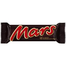 Батончик шоколадный MARS с нугой и карамелью, 50г в магазинах Лента