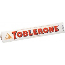 Шоколад белый TOBLERONE с медово-миндальной нугой, 100г в магазинах Лента