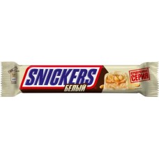 Батончик шоколадный SNICKERS White, 81г в магазинах Лента