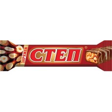 Батончик шоколадный СЛАВЯНКА Золотой Степ, 50г в магазинах Лента Батончик шоколадный СЛАВЯНКА Золотой Степ, 50г в магазинах Лента