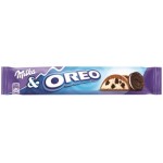 Шоколад молочный MILKA с ванильной начинкой и кусочками печенья Oreo, 37г Шоколад молочный MILKA с ванильной начинкой и кусочками печенья Oreo, 37г