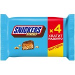 Батончик шоколадный SNICKERS Криспер Мультипак, 4х40г Батончик шоколадный SNICKERS Криспер Мультипак, 4х40г