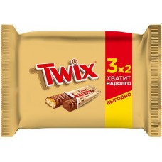 Батончик шоколадный TWIX с карамелью, 3х55г в магазинах Лента