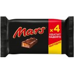 Батончик шоколадный MARS с нугой и карамелью, 4х40г Батончик шоколадный MARS с нугой и карамелью, 4х40г
