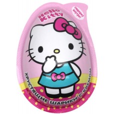 Хрустящие шарики HELLO KITTY с кремом и игрушкой, в капсуле в форме яйца, 15г в магазинах Лента
