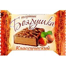 Торт вафельный КФ СЛАВЯНКА Боярушка классический, 38г в магазинах Лента
