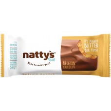 Батончик шоколадный NATTYS&GO! Peanut с арахисовой пастой в молчном шоколаде, 45г в магазинах Лента Батончик шоколадный NATTYS&GO! Peanut с арахисовой пастой в молчном шоколаде, 45г в магазинах Лента