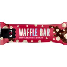 Батончик SOJ Waffle bar вафельный кранч в молочном шоколаде, 40г в магазинах Лента Батончик SOJ Waffle bar вафельный кранч в молочном шоколаде, 40г в магазинах Лента