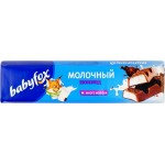 Шоколад молочный BABYFOX с молочной начинкой, 45г