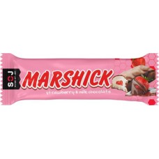 Батончик SOJ Marshmallow с клубничной начинкой в молочном шоколаде, 30г в магазинах Лента