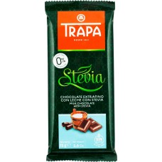 Шоколад молочный TRAPA со стевией, 75г в магазинах Лента