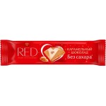 Шоколад белый RED карамелизованный, без сахара, 26г