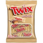 Конфеты TWIX Minis с печеньем и карамелью, покрытые молочным шоколадом, 184г Конфеты TWIX Minis с печеньем и карамелью, покрытые молочным шоколадом, 184г