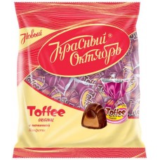 Конфеты КРАСНЫЙ ОКТЯБРЬ Toffee Original с начинкой, 250г в магазинах Лента