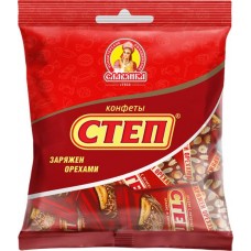 Конфеты СЛАВЯНКА Степ десерт с печеньем, 190г в магазинах Лента