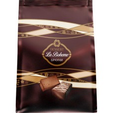 Конфеты LA BOHEMЕ Брауни суфле сбивные глазированные, 200г в магазинах Лента