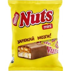 Конфета NUTS с фундуком и арахисом, 148г в магазинах Лента