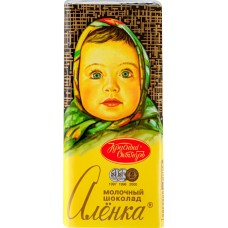 Шоколад молочный КРАСНЫЙ ОКТЯБРЬ Аленка, 60г в магазинах Лента