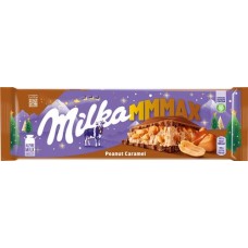 Шоколад молочный MILKA с карамельной начинкой, арахисом и воздушным рисом, 276г в магазинах Лента