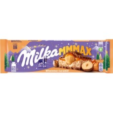 Шоколад молочный MILKA Wholenut Caramel с карамелью и обжаренным цельным фундуком, 300г в магазинах Лента
