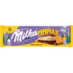 Шоколад молочный MILKA с шоколадной и молочной начинкой и печеньем, 300г Шоколад молочный MILKA с шоколадной и молочной начинкой и печеньем, 300г