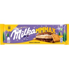 Шоколад молочный MILKA с шоколадной и молочной начинкой и печеньем, 300г в магазинах Лента