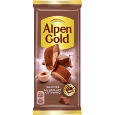 Шоколад молочный ALPEN GOLD с начинкой со вкусом капучино, 85г в магазинах Лента