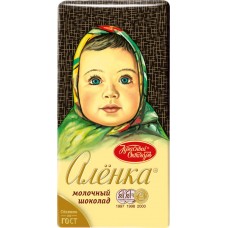 Шоколад молочный АЛЁНКА, 90г в магазинах Лента