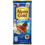 Шоколад молочный ALPEN GOLD Орео классический чизкейк с начинкой с добавлением сухого сыра и кусочками печенья, 90г Шоколад молочный ALPEN GOLD Орео классический чизкейк с начинкой с добавлением сухого сыра и кусочками печенья, 90г